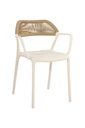 Serbia Outdoor Chair, Beige