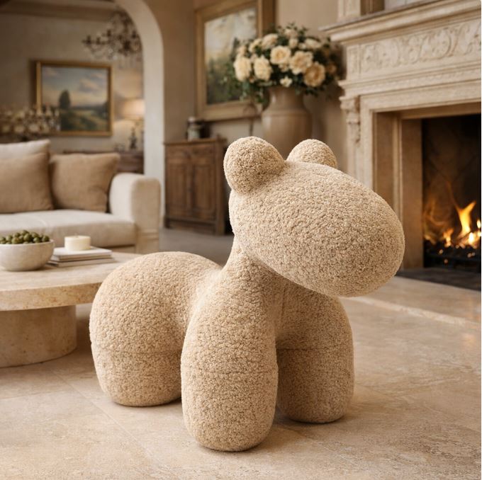 Amaraze Sculpted Wadding Chair,Cloud Pony Chair