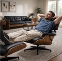 Taptizeyam Classic Lounge Chair & Stool Set