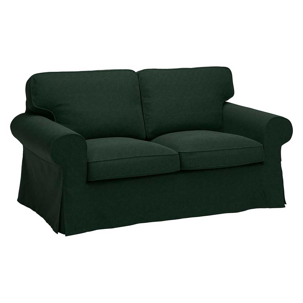 IKEA EKTORP Cover Two-Seat Sofa, Tallmyra Dark Green (Cover Only), Elegant? Solved!