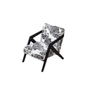 Gangabariyam Armchair, black and white