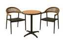 Redcliffe Outdoor Bistro Set, 2 Chairs & 1 Table