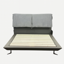 Nilezeka Bed,Grey,Queen Size (150x200cm)