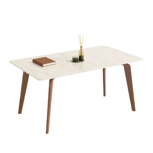Niletanzon Dining Table, white table top