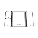 Chloe LED Mirror, Makeup Mirror,Black, White
