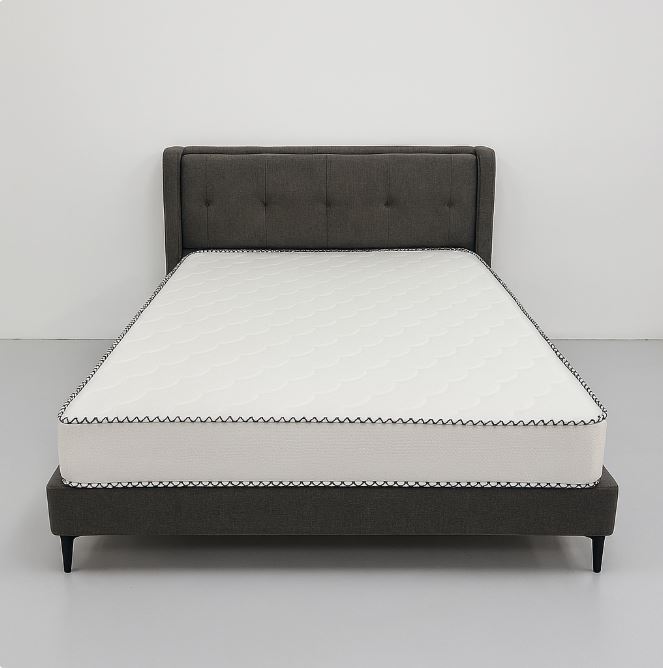 Pierre Bed, Gray Goose,Queen size