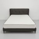 Pierre Bed, Gray Goose,Queen size