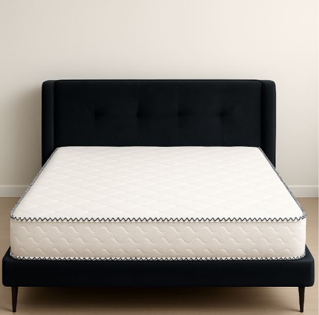 Pierre Bed, Black,Queen Size