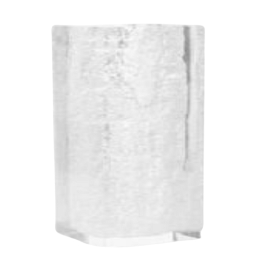 Riobira White Textured Cylinder Decorative Vase