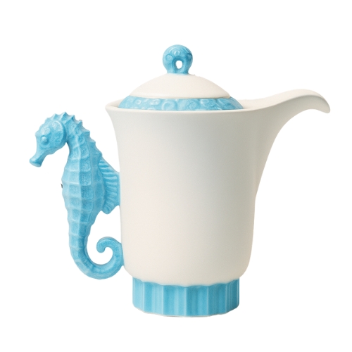 Taptimanyam Classic Blue Milk Jug with Teapot Design