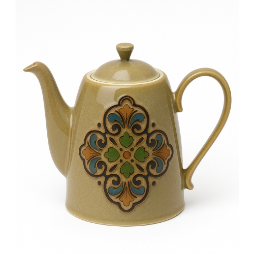 Riobivik Rustic Medallion Teapot – Ceramic