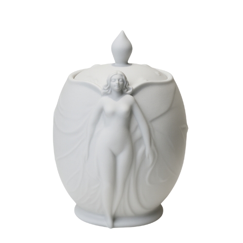 Mahashipi White Orchid Sugar Pot with Fairy Cup