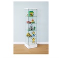 Yangman Glass Display Unit, White
