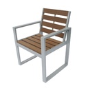 Mahabarivik WPC Armchair, Aluminum Frame
