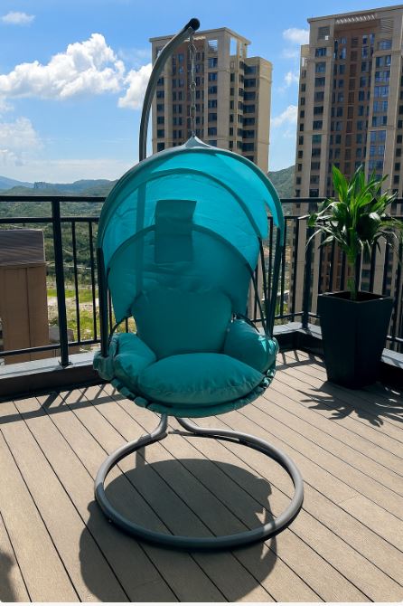 Irapikong Hanging Pod Chair, Light Mint (Floor Sample)