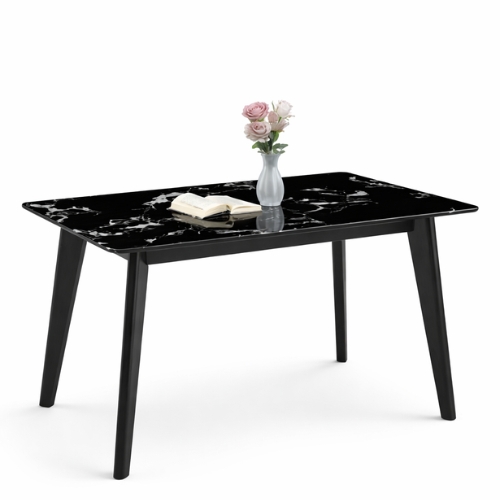 Mekoranze Dining Table, black,140x80cm