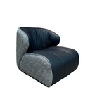 Taptizontan armchair,Lounge Chair, grey+black