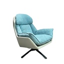 Kalivikvik Swivel Chair, white,L.blue