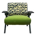 Iraranga armchair,leisure chair, green