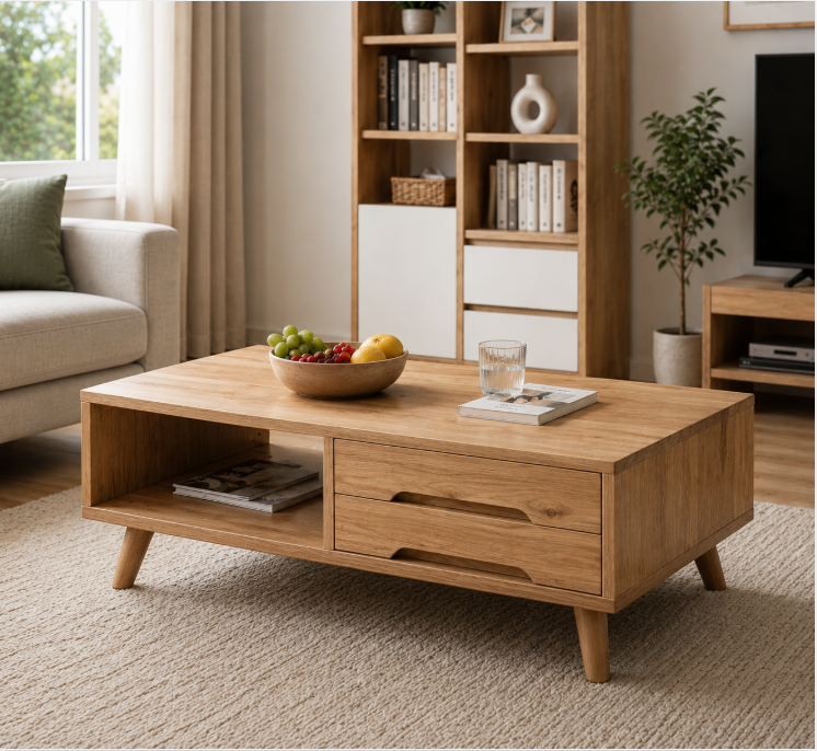Volgaka coffee table,Solid Wood