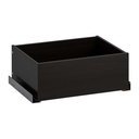 KOMPLEMENT Drawer Black-Brown 50X35 cm