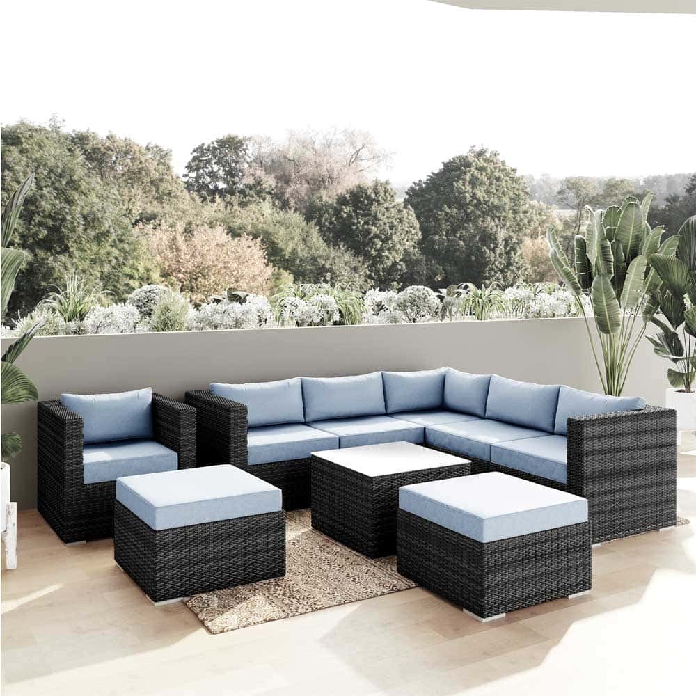 CATHNESS Outdoor Couch, Outdoor Furniture, Mix Grey, Stunning? Solved!