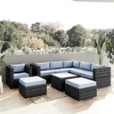 CATHNESS Outdoor Couch, Outdoor Furniture, Mix Grey, Stunning? Solved!