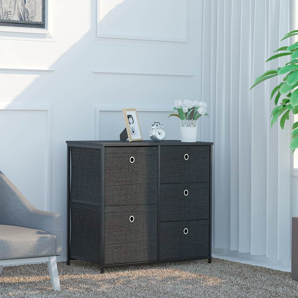 Grampian Drawer Storage Unit, Black, Versatile? Solved by Idiya!