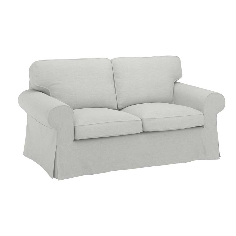 IKEA EKTORP Cover Two-Seat Sofa, Orrsta Light Grey (Cover Only), Classy Look? Solved!