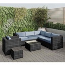 HOUSTON Outdoor Sofa Set,Mix Grey, Quick Setup? Solved!