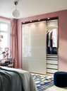 IKEA Hokksund 4 Panels for Sliding Door Frame, High-Gloss Light Beige, High-class? Solved!