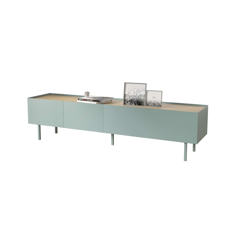 Maryland TV cabinet with 2 Drawers and 1 Flap Door,180cm