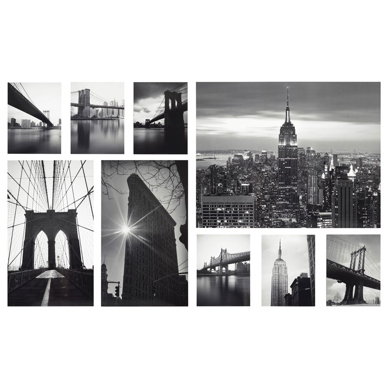 Gronby Canvas Print, Set of 9, Sights of The City, Elegant? Solved!