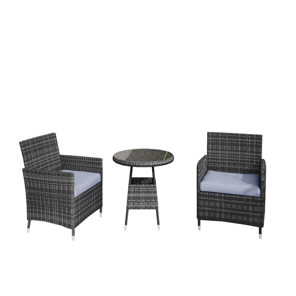 DALLAS Outdoor Sofa Set, Mix Grey, Sophisticated? Solved!