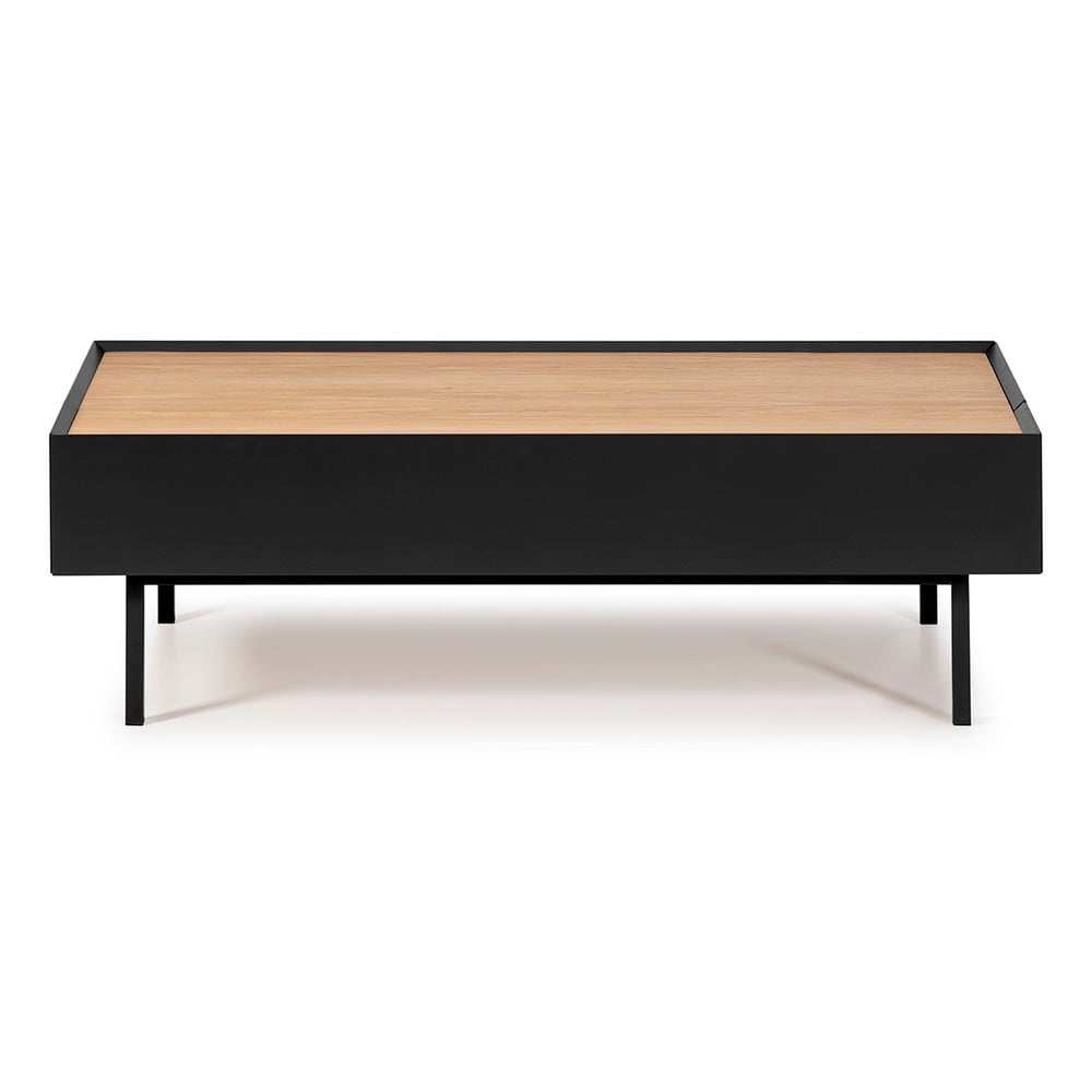 KENTUCKY Coffee Table with Two Drawer,black