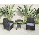 DALLAS Outdoor Sofa Set, Mix Grey, Smooth? Solved by Idiya!