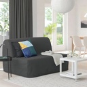 IKEA LYCKSELE HAVET 2-seat Sofa-Bed Vansbro Dark Grey, Modern? Solved!
