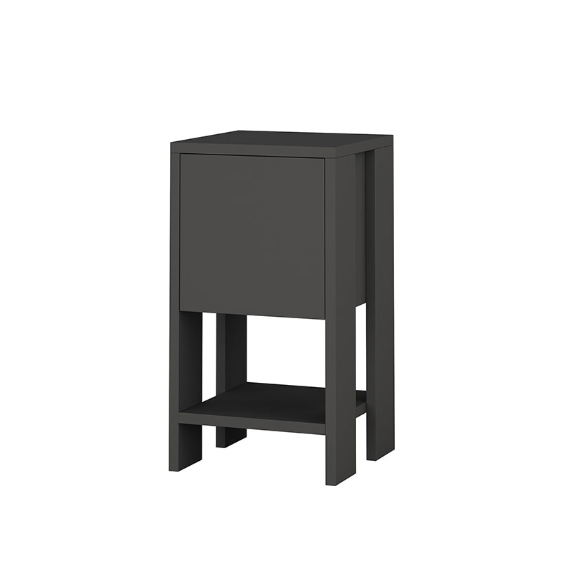 Ilgın bedside table - Anthracite - Anthracite