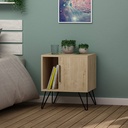 Konya Bedside Table - Oak - Oak, Modern? Solved!