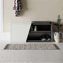 Patnos Bench - Anthracite - White, Sophisticated? Solved!