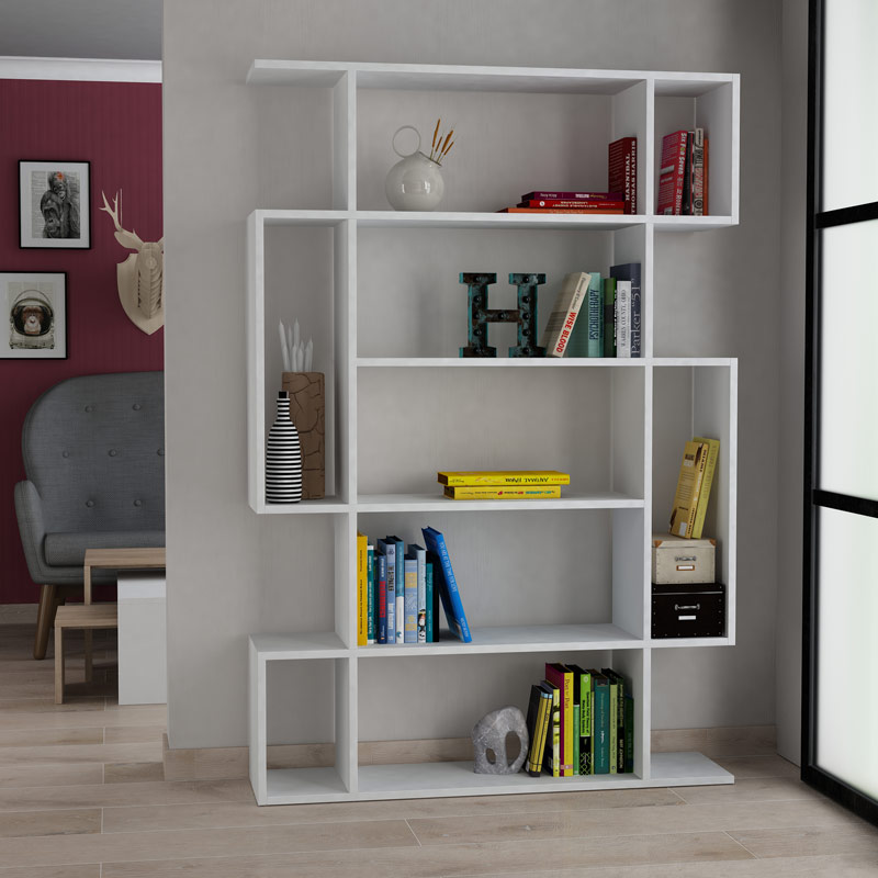 Develi Bookcase - White - White, Classy? Solved!
