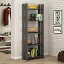 Tatvan Bookcase - Anthracite - Oak, Organized storage? Solved!