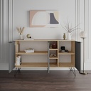 Tire Console - Oak - Anthracite, Ample space? Solved!