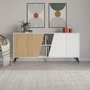 Patnos Console 180 - White - Oak, Elegant? Solved!