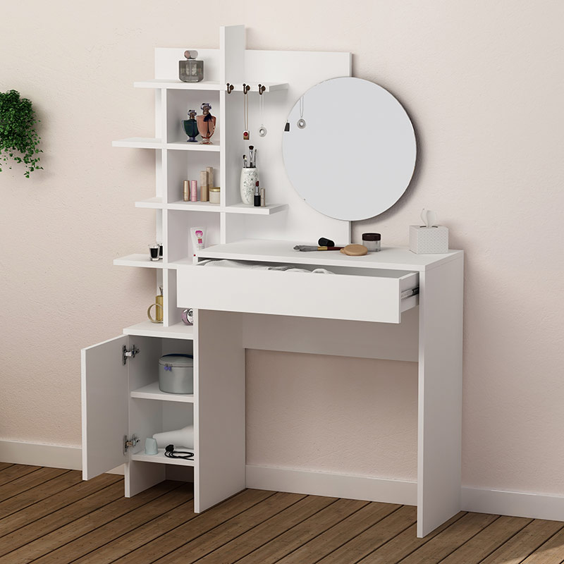 Kırıkkale Dressing Table - White - White, Timeless style? Solved!