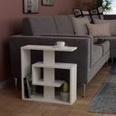 Bandırma Side Table - White - White, Elegant? Solved!