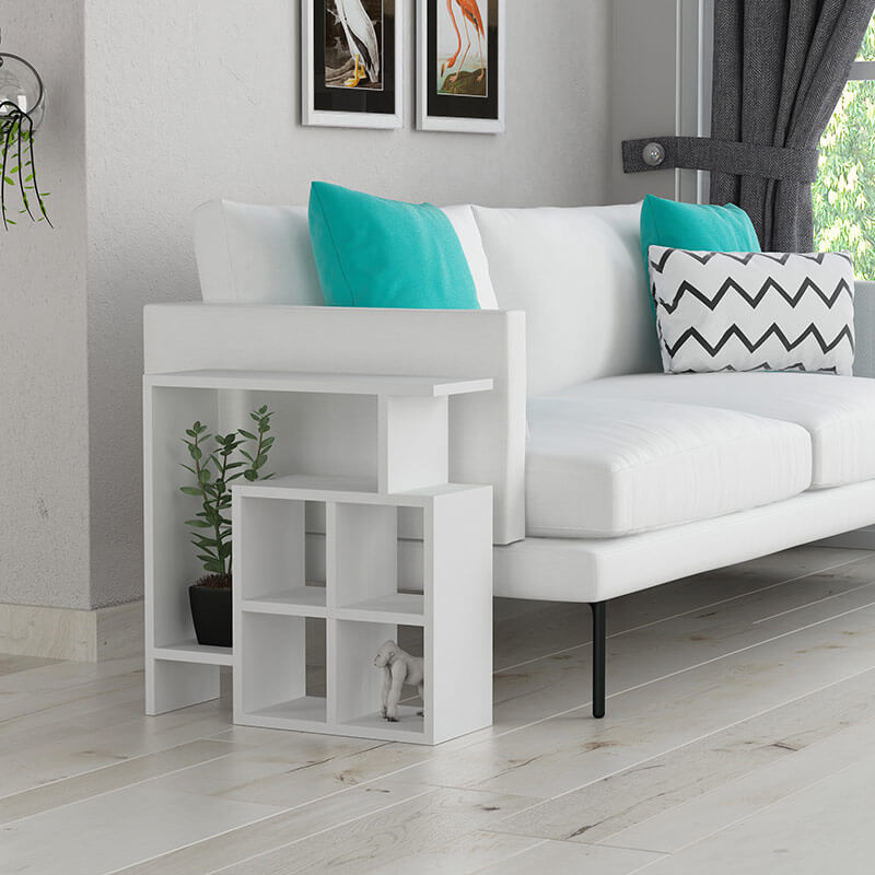Kozaklı Side Table - White, Stylish? Solved!