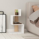 Bilecik Side Table - White - Oak, Modern? Solved!