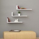 Trabzon L- Model Shelf - White, Quality? Solved!