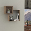 Bafra Oak Display Shelf – Modern Storage Shelving Unit